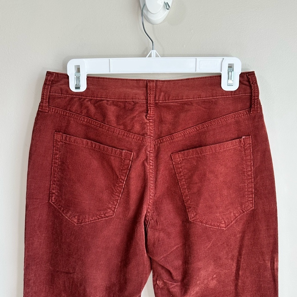 NWT Old Navy High-Waisted OG Straight Leg Corduroy Ankle Pants Red Dirt Size 4P - Picture 7 of 15